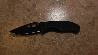 Нож Spyderco Tenacious.Тест ножа на поражающую способность.Knife test. Проект Чистота.