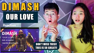 DIMASH - Our Love on the Masked Singer | REACTION!!!