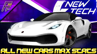 SHOWROOM IS HERE!! ALL NEW CARS + MAX STATS (New Tech & Black Friday Seasons Asphalt 9 Update #33)