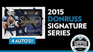 2015 Donruss Signature Series Football Box Break