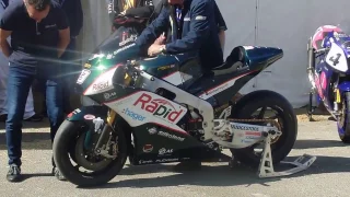 2014  PBM Aprilia motogp  race bike  Sight & sound warm up