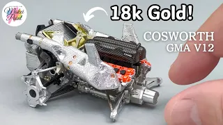 Tamiya GMA T.50 1/24Scale Model Build    Cosworth V12 Engine