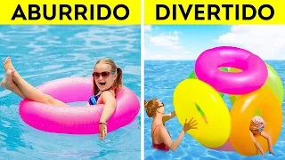 TRUCOS DIVERTIDOS PARA LA PLAYA QUE DISFRUTARÁS MUCHO 🏖 || Trucos, tips de crianza, vacaciones