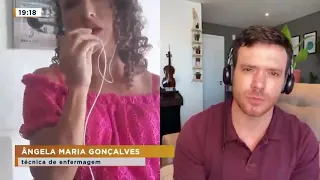 Homem invade casa e tenta agarrar mulher que gravava vídeo dançando