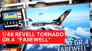 Revell 1/48 RAF Tornado GR.4 "Farewell" kit. 03853: A look inside the box