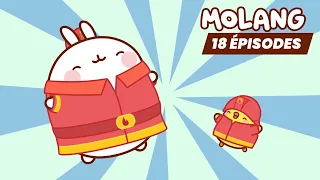 Molang et Piu Piu :  Les apprentis pompiers 🚒  | Dessin Animé pour Enfants