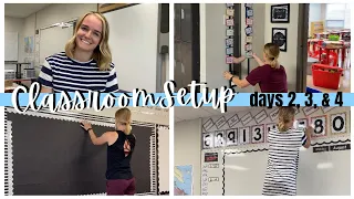 CLASSROOM SETUP PART 2 | Days 2, 3, & 4 | Fifth Grade Teacher Vlog