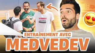 Je m'entraîne avec Daniil MEDVEDEV (n°2 mondial) à la Mouratoglou Academy !