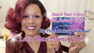 How To Match Your Haircolor and Makeup Color!💄@lifespanwellnessbeauty-60i64 #burgundymakeup