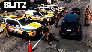 ABORDAGEM + PRISÃO BLITZ POLÍCIA RODOVIÁRIA PMMG | GTA 5 POLICIAL