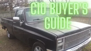 Things to look for when buying a 73-87 c10