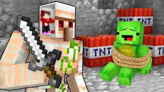 JJ Control Golem MIND to KIDNAP Mikey in Minecraft (Maizen)