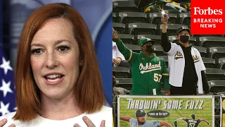 Jen Psaki Asked About Stadiums Having Sections Exclusive To Vaccinated Individuals