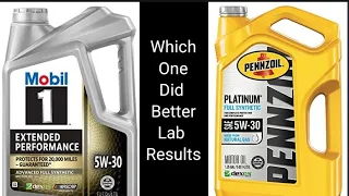 Mobil 1 Advanced Vs Pennzoil Platinum Ultra With Lab Results Let's see what was better