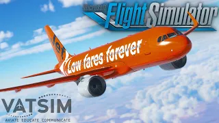 MY FIRST VATSIM FLIGHT | Microsoft Flight Simulator 2020