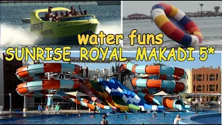 Egypt. SUNRISE ROYAl MAKADI Aqua 5*. Cool water activities. Overview