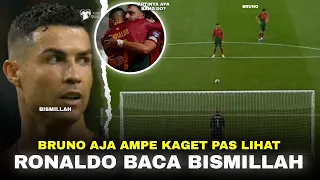 "Baca Bismillah Dulu Dong Hihi" Semua Terkejut Melihat Ritual Baru Ronaldo Sebelum Nendang Penalti