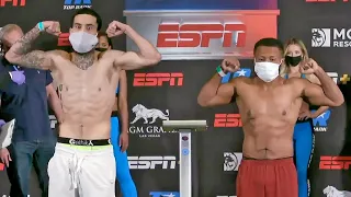 JOSHAFAT ORTIZ VS. JOSHUA ORTA - FULL WEIGH IN AND FACE OFF VIDEO