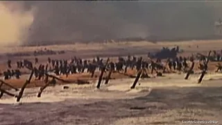D-Day - General Eisenhower's Speech to Troops - Lost Normandy Combat Footage