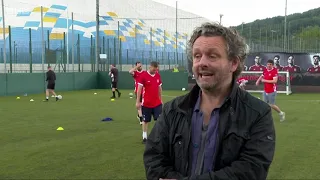 FEATURE | Michael Sheen visits Welsh team ahead of the Four Nations Challenge Cup