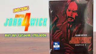 Unboxing: John Wick Chapter 4 4k Ultra HD Best Buy Exclusive Steelbook