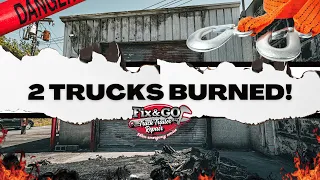 How To Tow Burned Trucks!