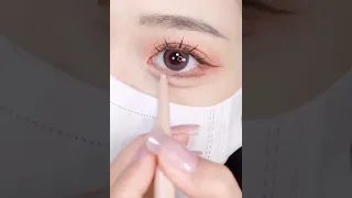 Korean eye makeup tutorial 🤩✨🌷💜#shorts #youtubeshorts #viral