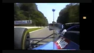 Hill vs Schumacher/onboard Start and Hill Crash/Hockenheimring 1995