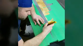 Montreal Skyline On Wood | Woodworking Art | Skyline Painting | Handmade | DiY
