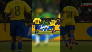 Brazil vs Ivory Coast  2010 World Cup Skills#shorts#short