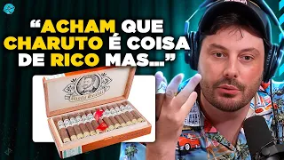 DANILO GENTILI DÁ AULA SOBRE CHARUTO NO PODPAH