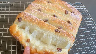 OMG! Perfect fluffy Raisin Bread! Easy bread recipe. Incredibly tasty & simple