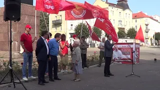 Н.Н.Платошкин первый выезд в поддержку кандидата