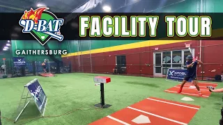 Inside D-BAT Gaithersburg, a 40,000 sq ft, state-of-the-art training facility on the East Coast