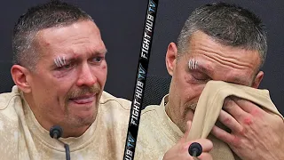 Oleksandr Usyk in tears after undisputed win remembering father in emotional moment