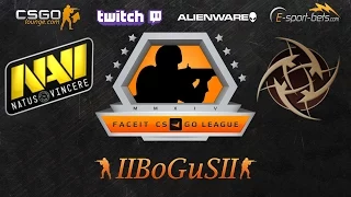 NaVi vs NiP [Mirage] - Faceit League 2015 EU - CSGO