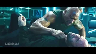 Furious 7 (2015) - Hobbs and Shaw Fight
