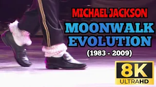 MICHAEL JACKSON MOONWALK EVOLUTION - 1983 - 2009 [ 8K ]