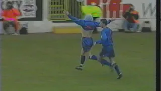 Southend United v Norwich City 2nd March 1996 - Division 1 - Paul Byrne screamer! - Highlights