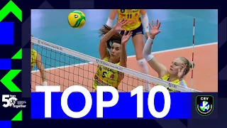 Top 10 UNSTOPPABLE Offensive Plays of the Week I CEV Champions League Volley 2023 Women