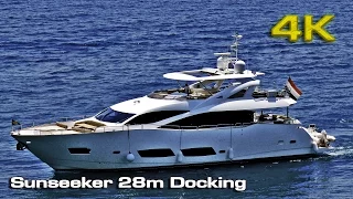 Sunseeker Docking "like a boss" [4K]