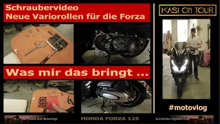 Tipps 04 / Variorollen einbauen. Honda Forza 125  Modell 22.  So wirds gemacht  😉