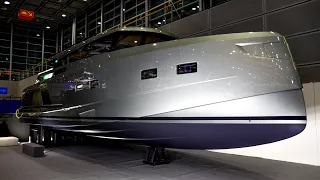 Glacier Yachts | GY48 Interior Tour - Düsseldorf 2023 Boat Show | Luxury Motor Yachts