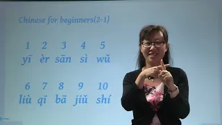 Chinese for Beginners week 2 Lesson 1! Can you count?