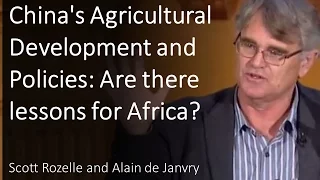 China's Agricultural Development and Policies: Are there lessons for Africa?