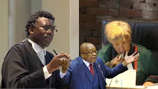 Adv Ngcukaitobi heated exchange with Judge Theron during Jacob Zuma case at Concourt.