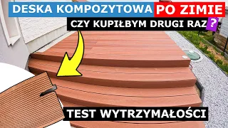 Jak się sprawdza deska kompozytowa na taras? Deska kompozytowa po zimie? Testy wytrzymałości !