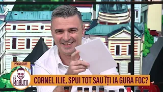 Cornel Ilie, spui tot sau îți ia gura foc?