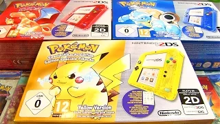 UNBOXING Nouvelle Consoles Nintendo 2DS POKEMON ! Pikachu, Dracaufeu et Tortank !