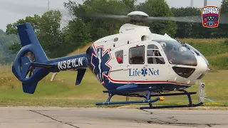 LifeNet medical helicopter lands in Slinger